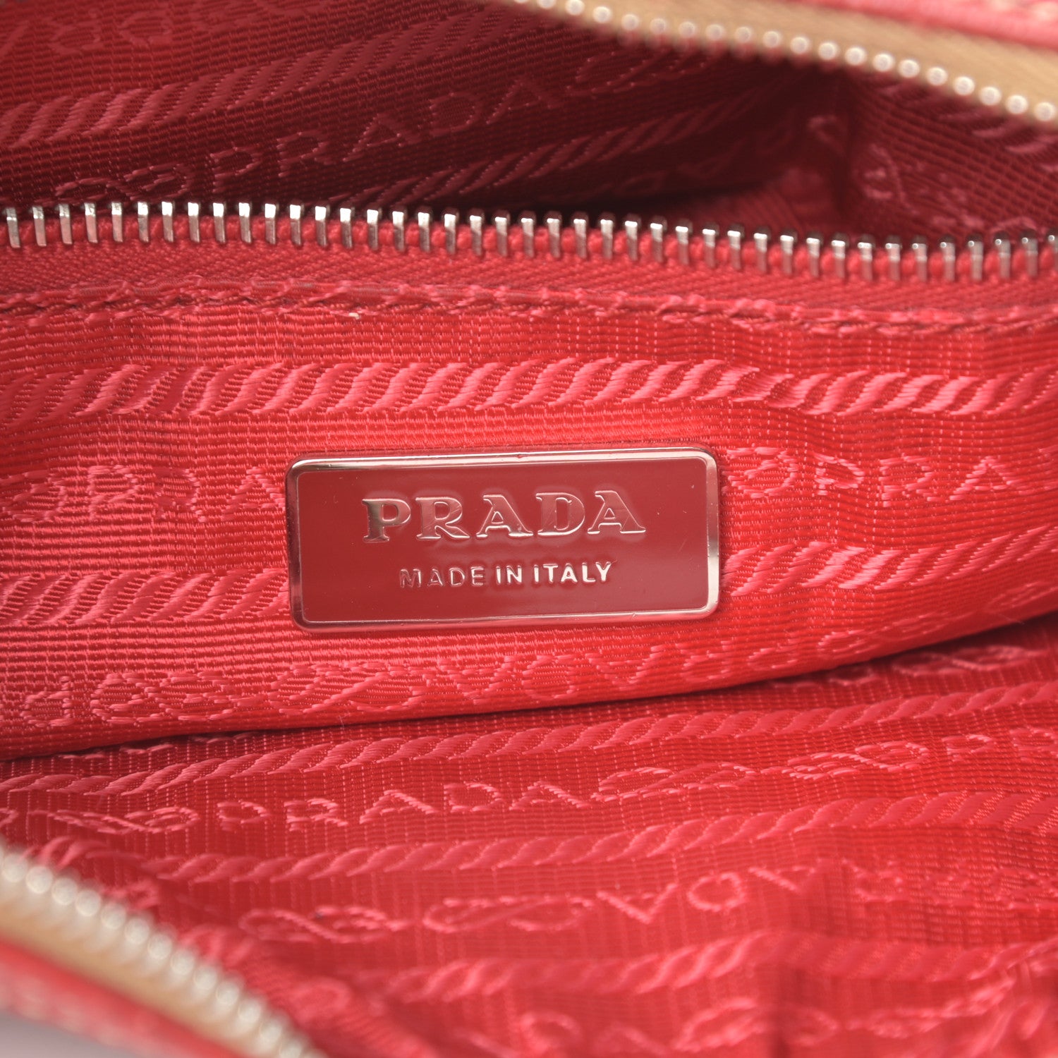Prada Vitello Daino Hobo Rosso 6 of 12