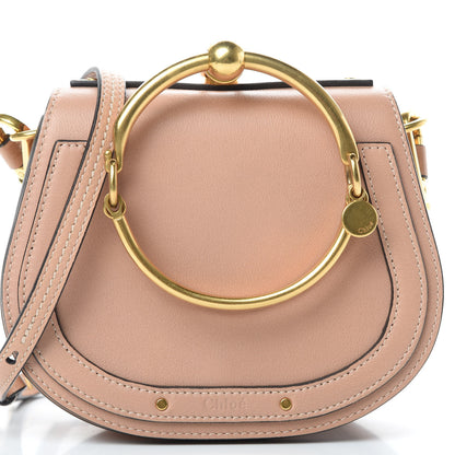 Chloe Calfskin Suede Small Nile Bracelet Bag Biscotti Beige 8 of 10