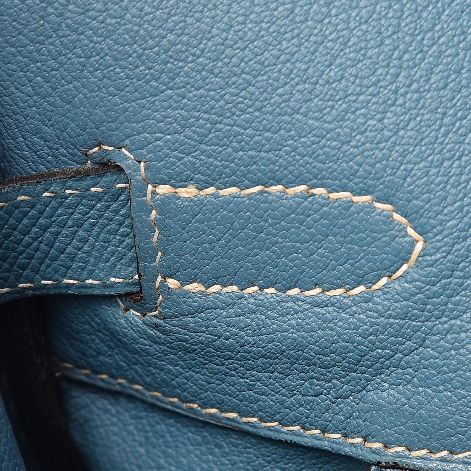 Hermes Epsom Birkin 35 Blue Jean 11 of 43