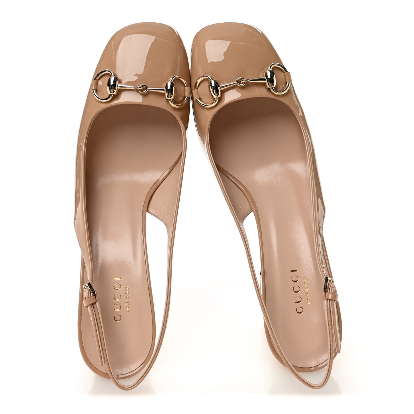 Vernice Crystal Horsebit Lady Slingback Pumps 39.5 Pink Sand