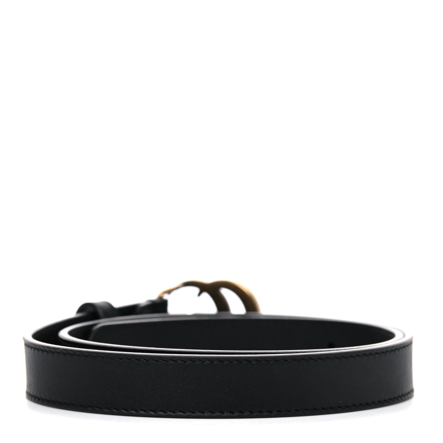 Calfskin Double G 20mm Belt 65 26 Black