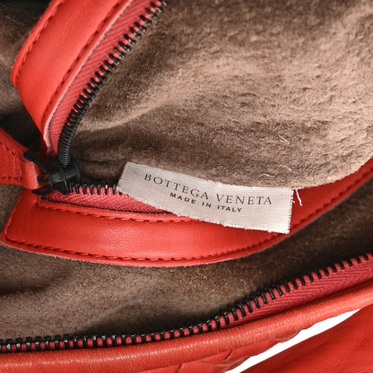 Bottega Veneta Nappa Patent Intrecciato Large Belly Veneta Ombre Hobo Magma 7 of 11