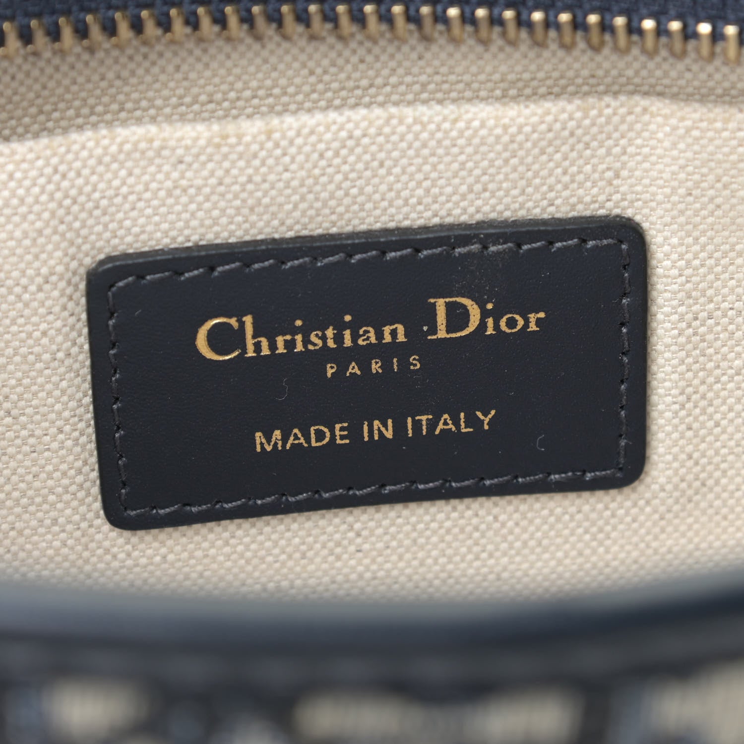 Christian Dior Oblique Diorquake Clutch Blue 9 of 13