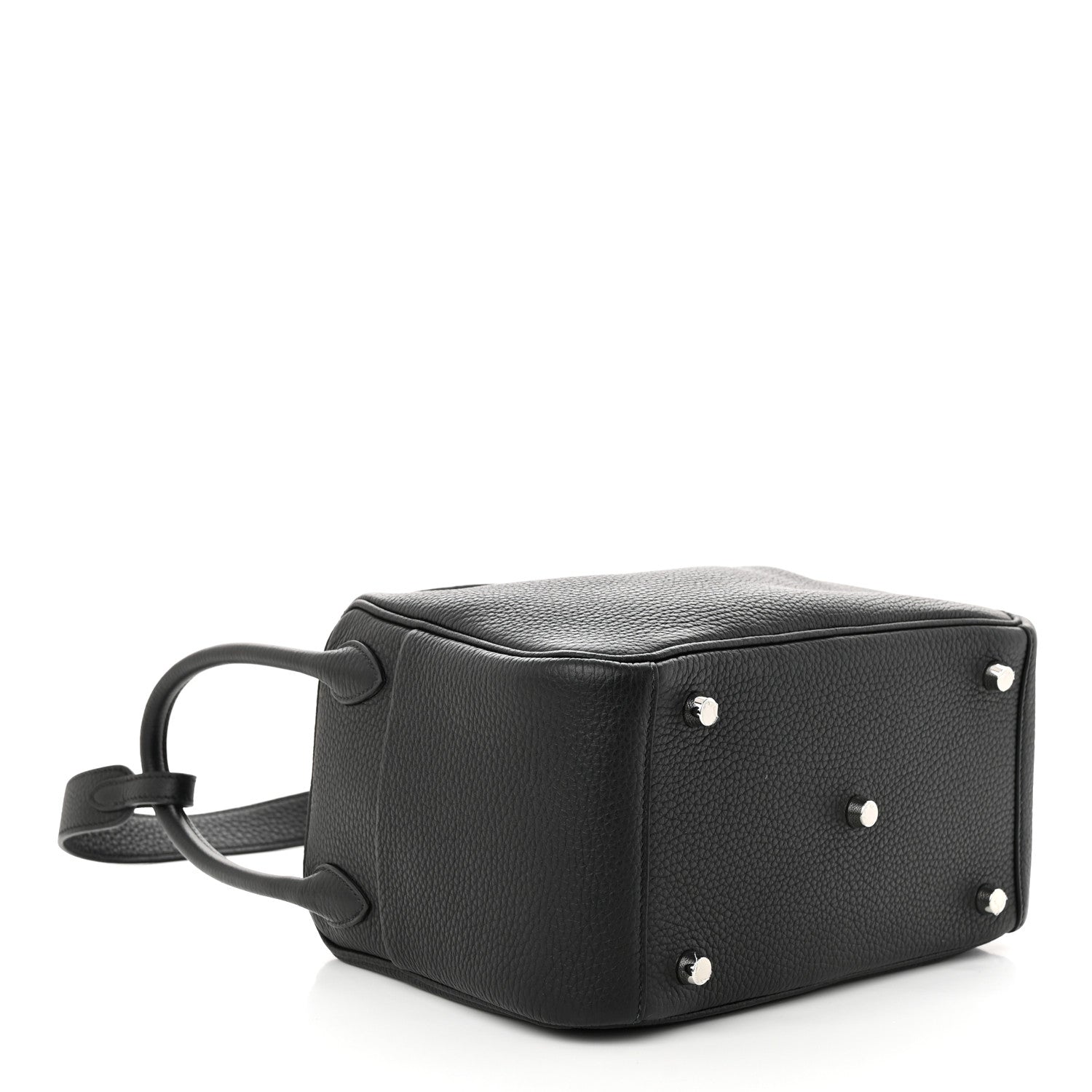 Hermes Taurillon Clemence Lindy 26 Black 4 of 11