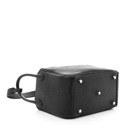 Hermes Taurillon Clemence Lindy 26 Black 4 of 11