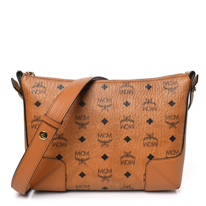 MCM Visetos Small Klara Hobo Cognac 1 of 11