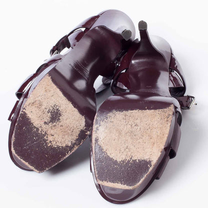 Saint Laurent Patent Tribute 105 Platform Sandals 36 5 of 10