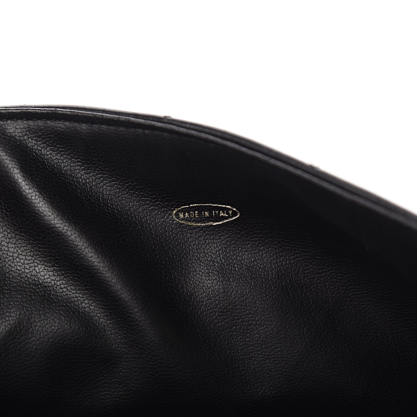 Lambskin Quilted Medium Single Flap Black