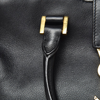 Saint Laurent Calfskin Small Monogram Cabas Black 17 of 24