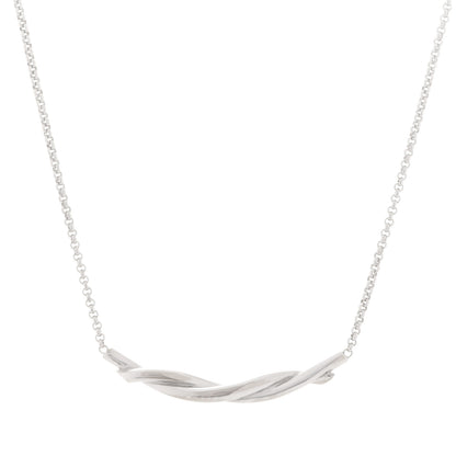 Cartier 18K White Gold Entrelacés Necklace 4 of 6