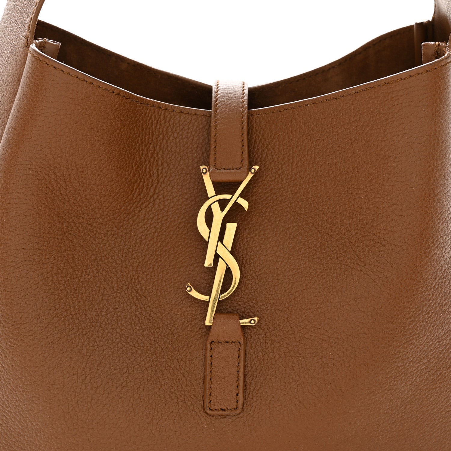 Saint Laurent Smooth Calfskin Small Le 5 A 7 Soft Hobo Fox 8 of 10