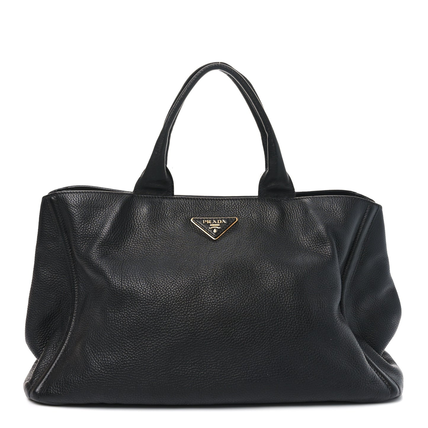 Vitello Daino Tote Black
