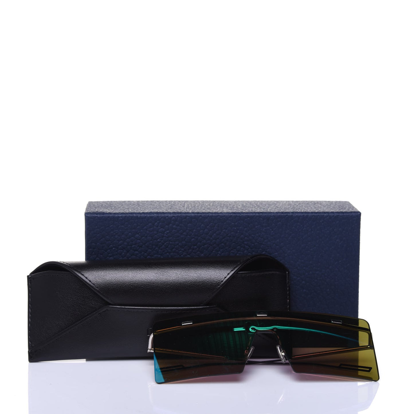 HOMME Mirror Mask HarDior Sunglasses Green Gray