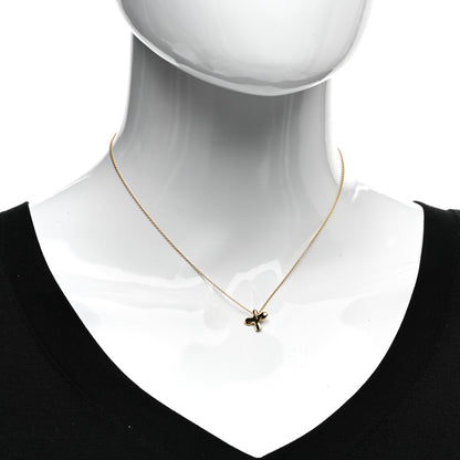 Tiffany 18K Yellow Gold Dove Pendant Necklace 2 of 4