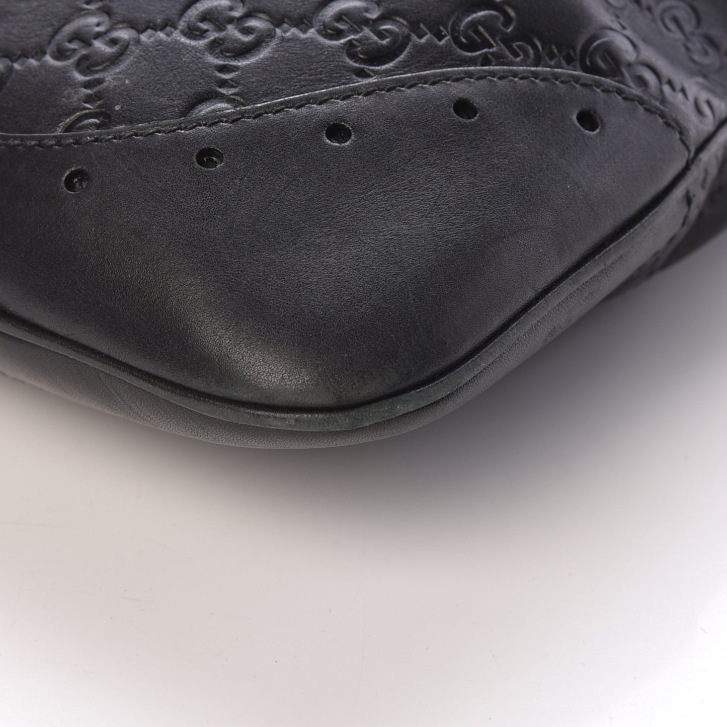Guccissima Punch Hobo Black