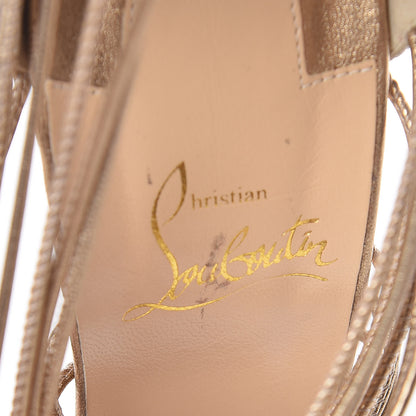 Christian Louboutin Suede Confusalta 150 Sandals 37 Colombe 6 of 9