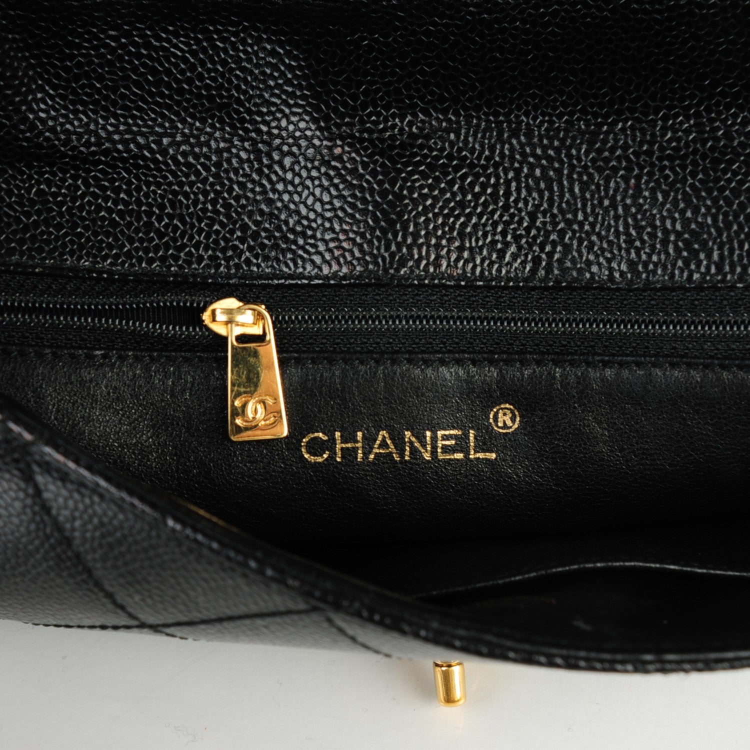Chanel Caviar Quilted Flap Shoulder Bag Black 6 of 8