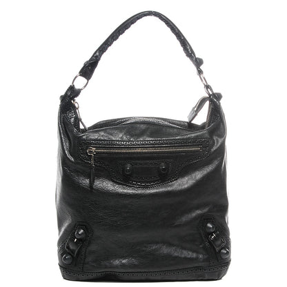 Balenciaga Agneau Giant Brogues Hardware Day Hobo Black 1 of 13