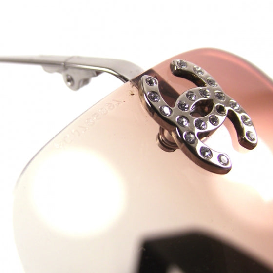 Sunglasses CC Logo Shades Rose