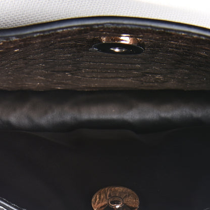 Proenza Schouler Metallic Python Calfskin Embossed Tiny PS1 Satchel Rose Gold 5 of 13