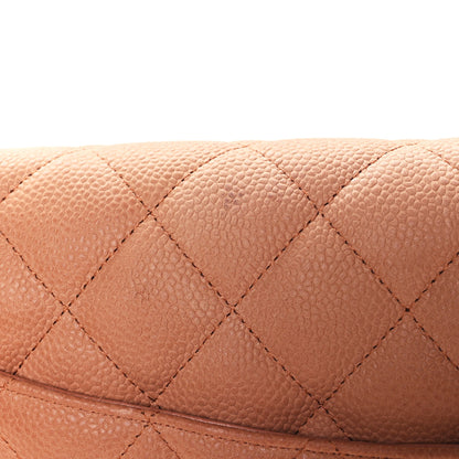 Chanel Iridescent Caviar Quilted Jumbo Double Flap Dark Beige 11 of 11