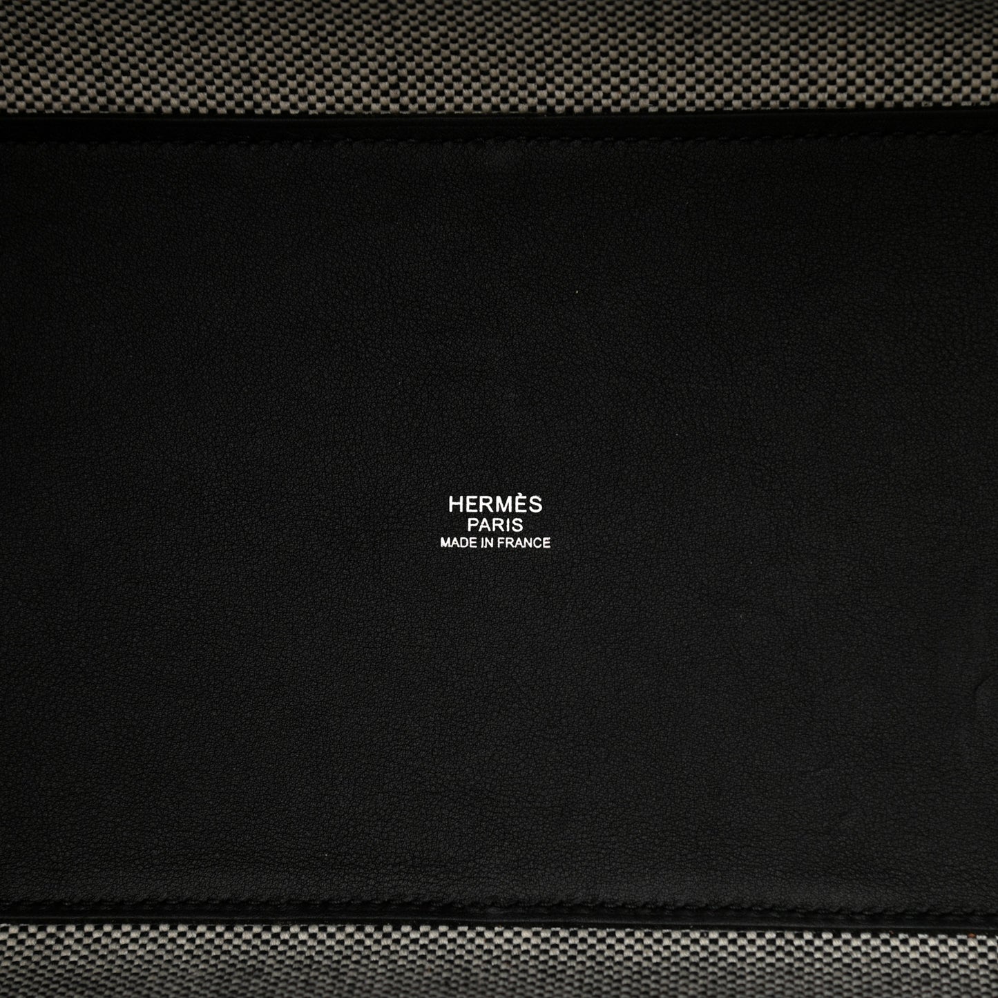 Swift H Canvas Cabas H En Biais 40 Black Ecru