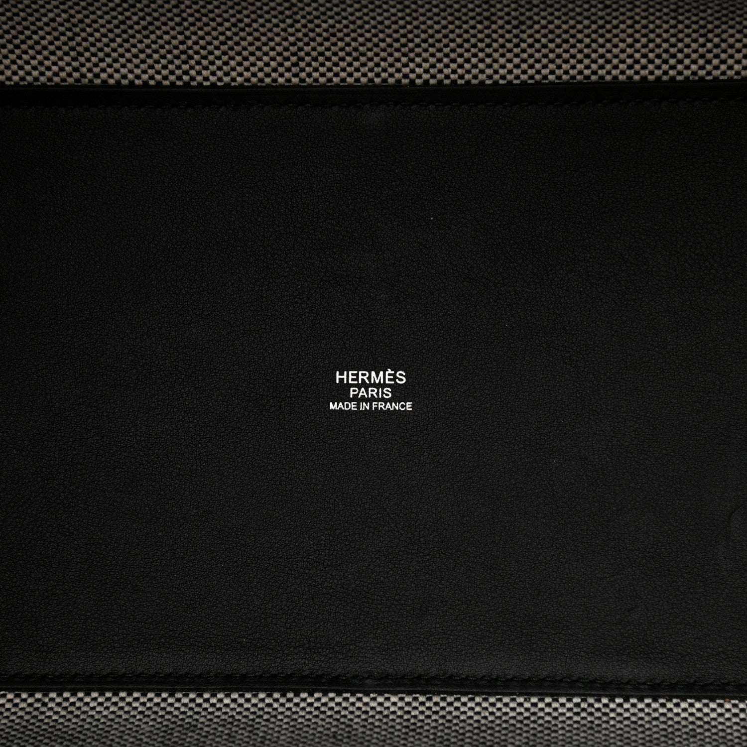 Hermes Swift H Canvas Cabas H En Biais 40 Black Ecru 6 of 10