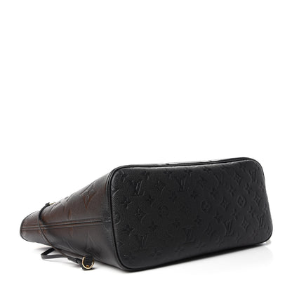Louis Vuitton Empreinte Monogram Giant Neverfull MM Black 4 of 11
