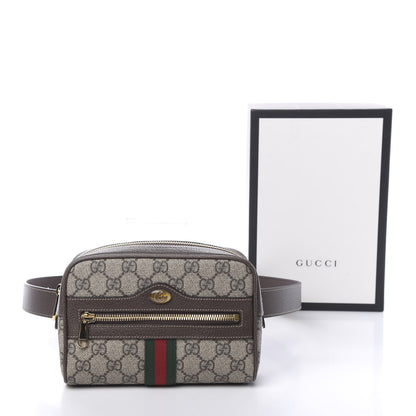 Gucci GG Supreme Monogram Web Small Ophidia Belt Bag 85 34 Dark Brown 11 of 11