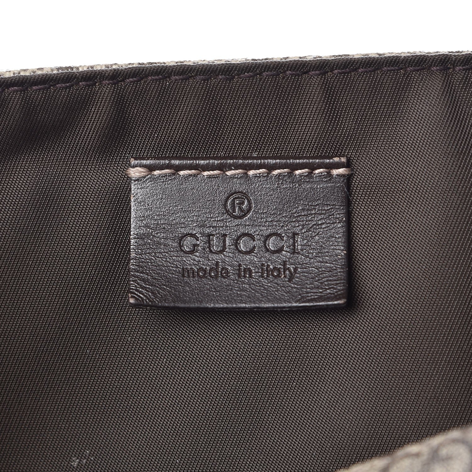 Gucci GG Plus Monogram Messenger Diaper Bag Dark Brown 7 of 14