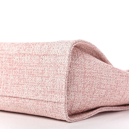 Chanel Lurex Boucle Small Deauville Tote Pink 7 of 10