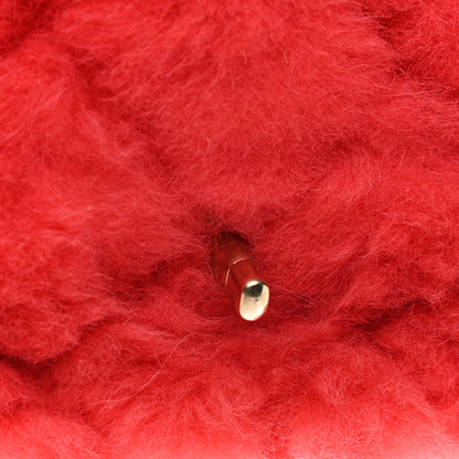 Chanel Shearling Lambskin Quilted Flap Red 11 of 11