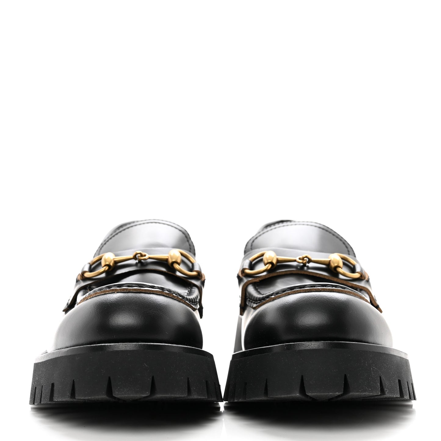 Cordovan Lux Womens Harald Horsebit 25mm Platform Loafers 39 Black