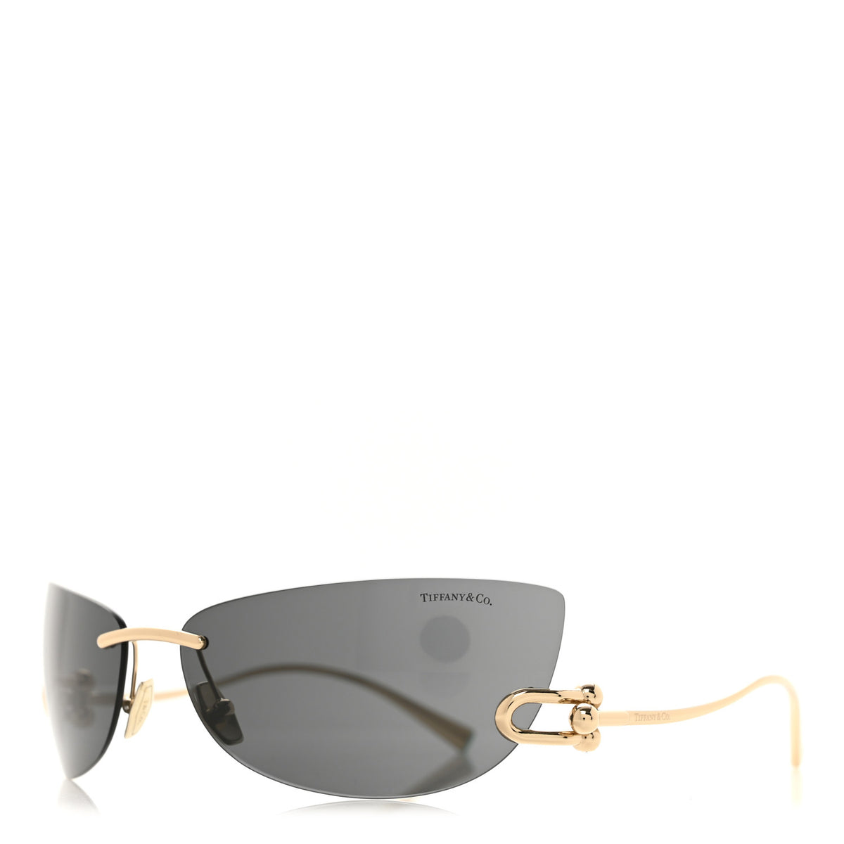 Tiffany Metal TF3112K HardWear Sunglasses Gold Grey 1 of 8