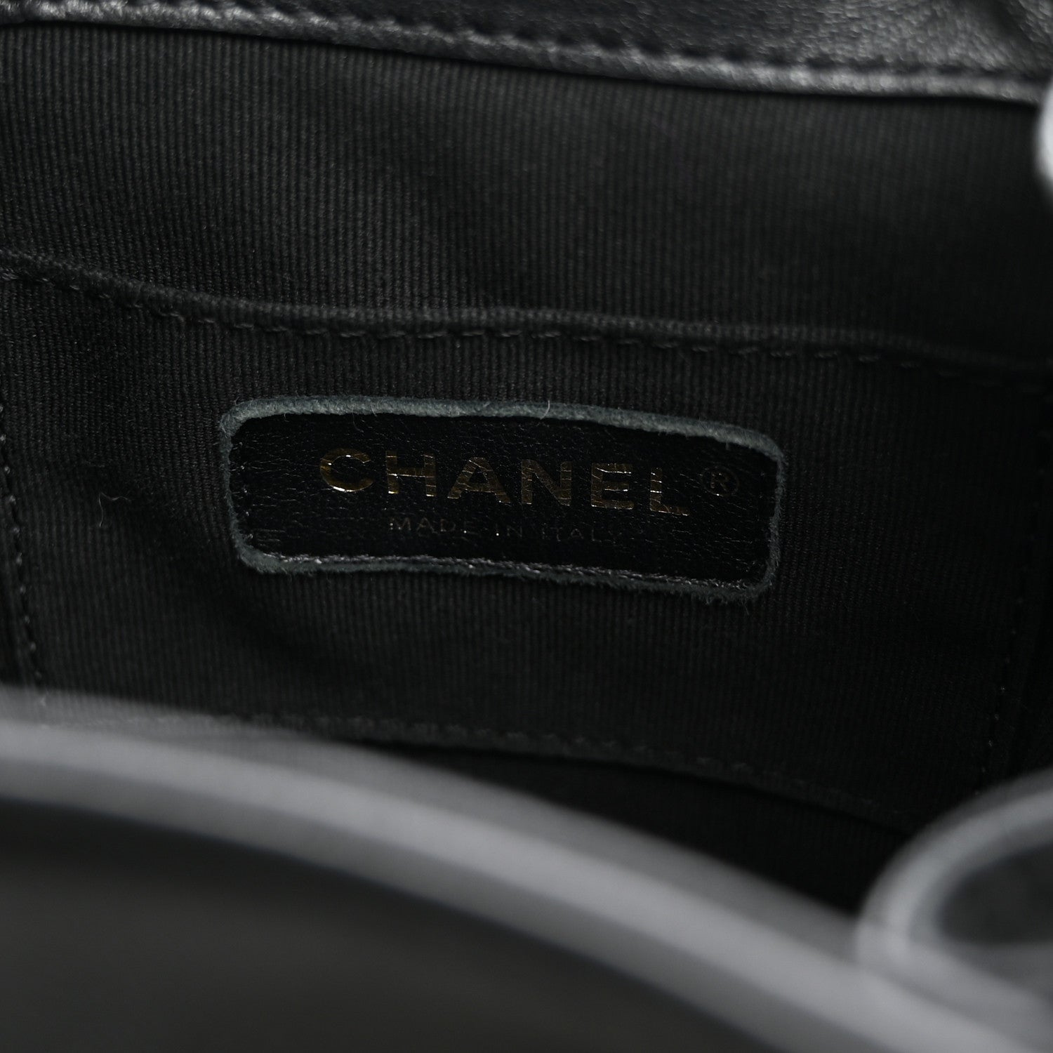 Chanel Lambskin Quilted Small Duma Drawstring Backpack Black 5 of 9