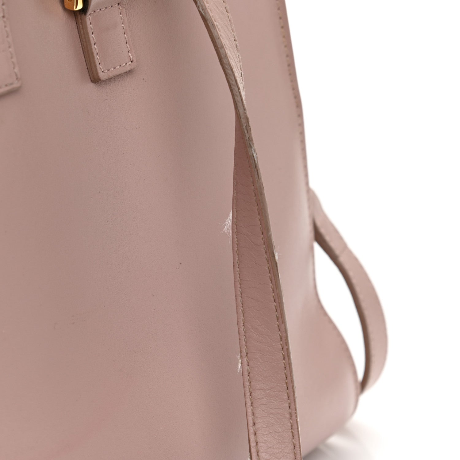 Saint Laurent Smooth Calfskin Small Monogram Cabas Pink 10 of 13