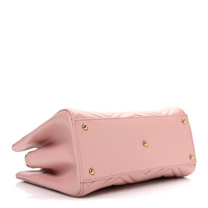 Gucci Calfskin Matelasse Small GG Marmont Tote Perfect Pink 4 of 10