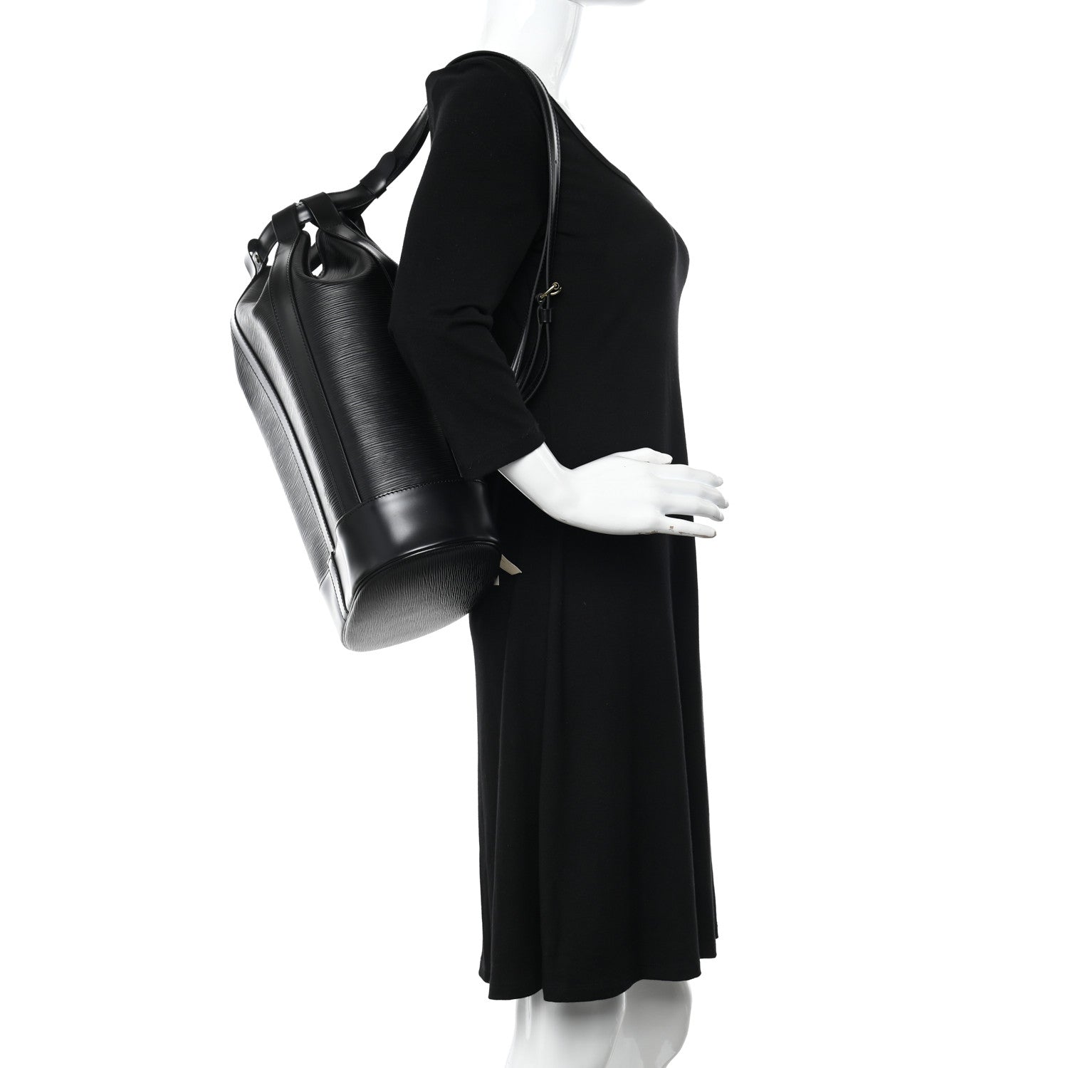 Louis Vuitton Epi Randonnee PM Black 2 of 9
