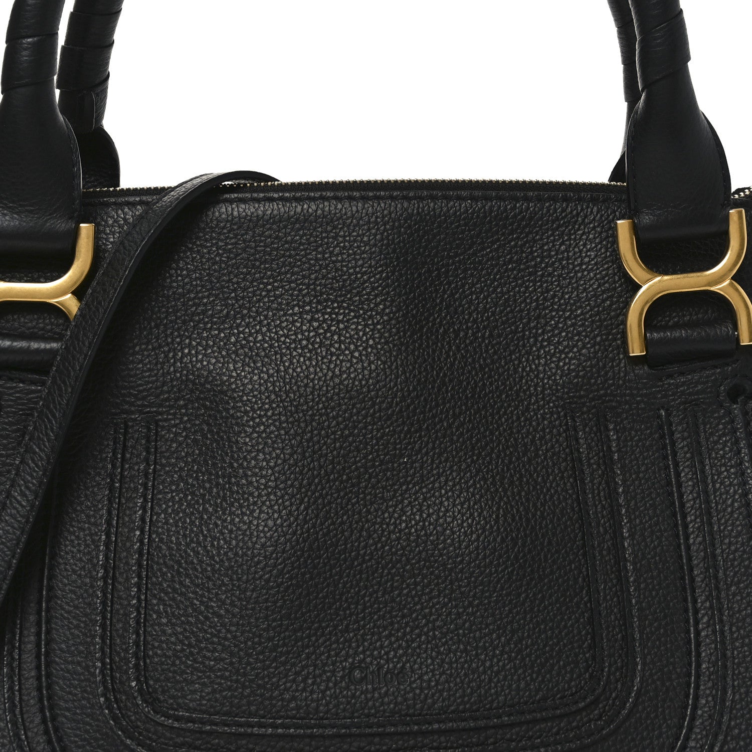 Chloe Calfskin Medium Marcie Satchel Black 7 of 9