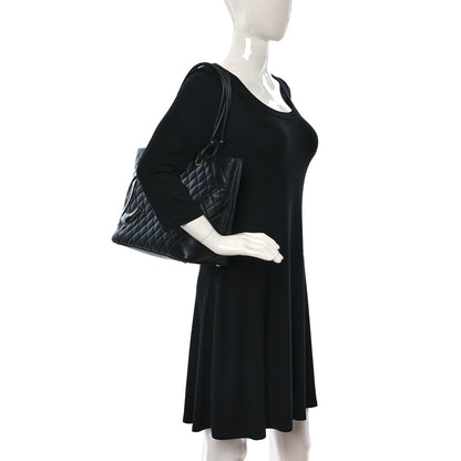 Chanel Calfskin Quilted Large Cambon Tote Black 2 of 11