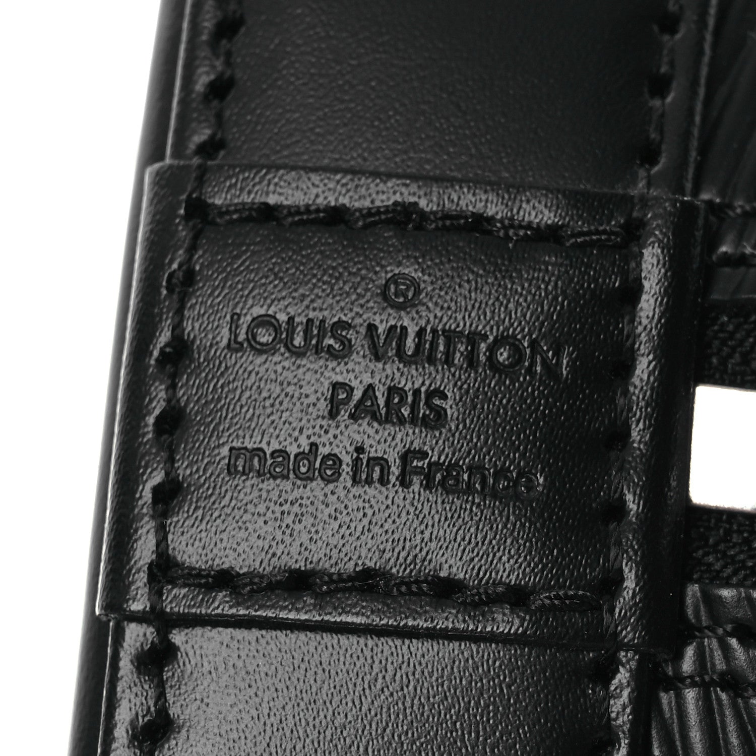 Louis Vuitton Epi Alma BB Black 6 of 9