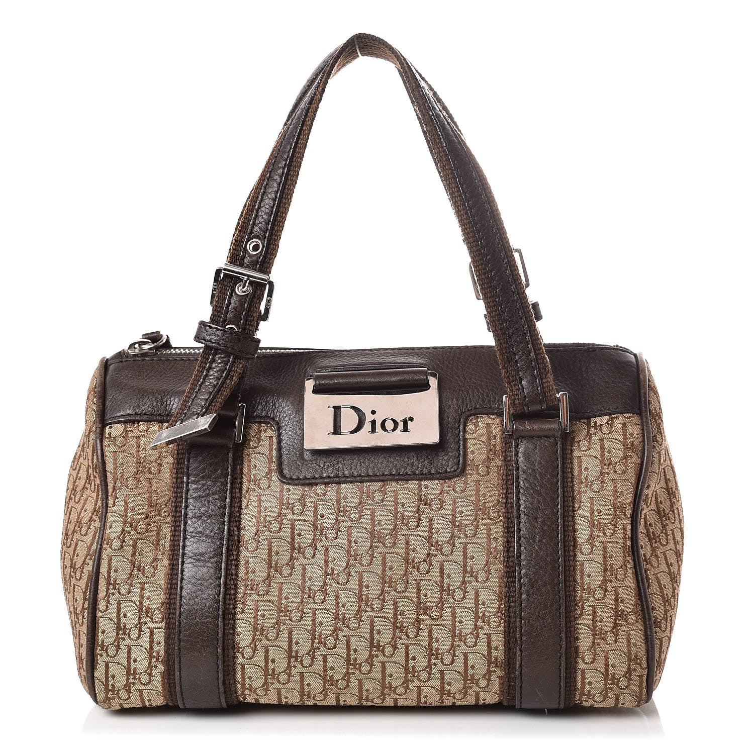 Christian Dior Diorissimo Bowler Dark Brown 1 of 10