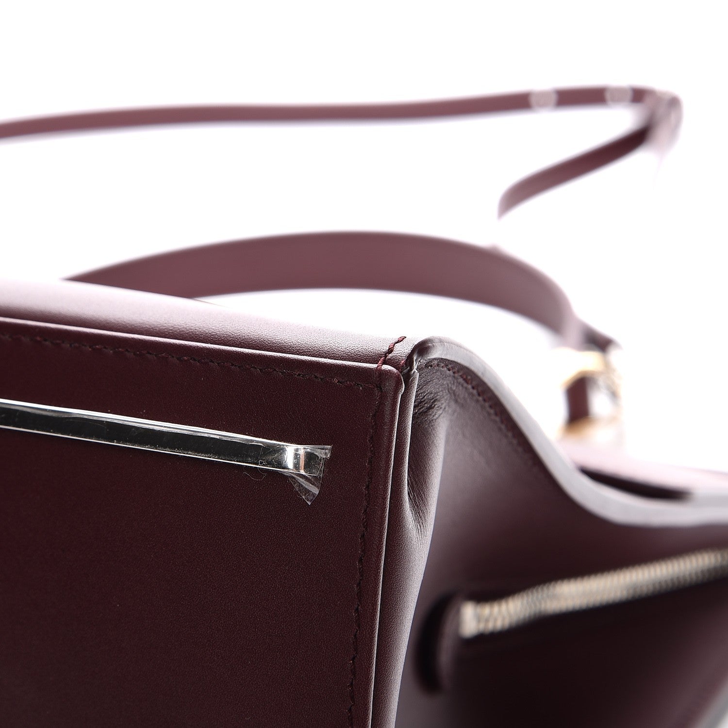Balenciaga Calfskin Le Dix Zip Cartable Aubergine 10 of 13