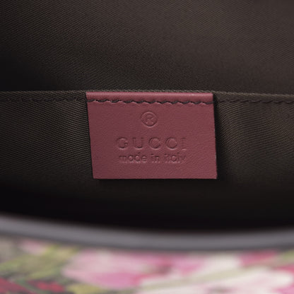 Gucci GG Supreme Monogram Blooms Large Cosmetic Case Beige Multicolor Dry Rose 6 of 10
