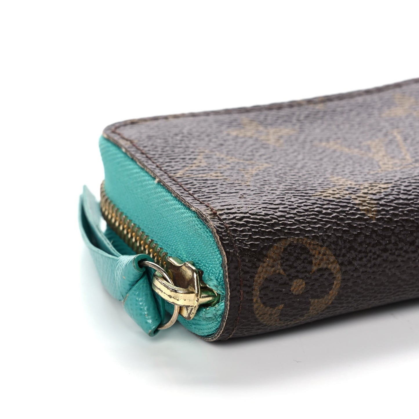Monogram Zippy Multicartes Turquoise