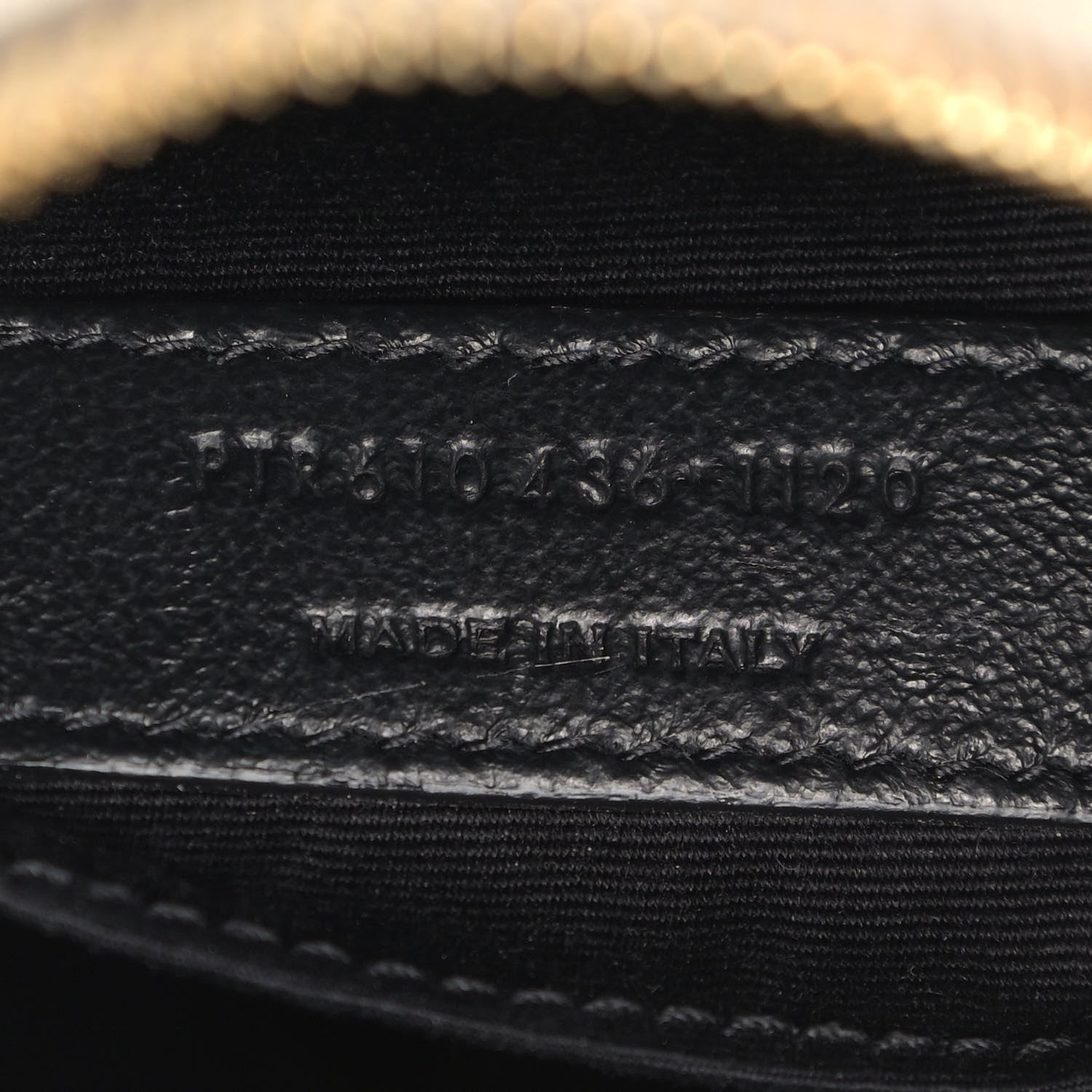 Saint Laurent Grain De Poudre Matelasse Chevron Quilted Round Vinyle Camera Bag Crema Soft 7 of 11
