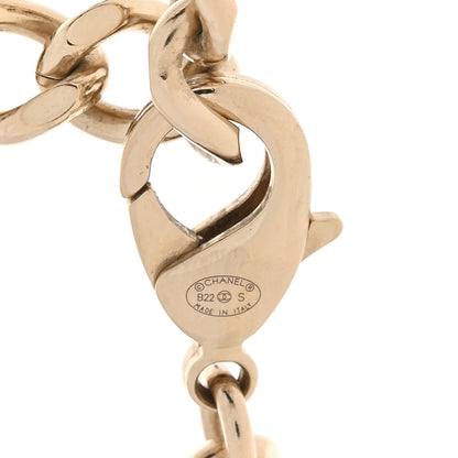 Chanel Crystal CC Oval Choker Necklace Gold 4 of 5