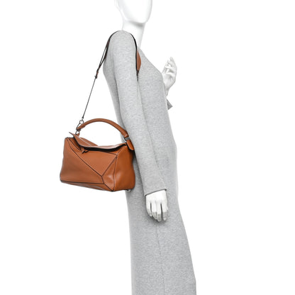 Loewe Calfskin Medium Puzzle Bag Tan 2 of 9