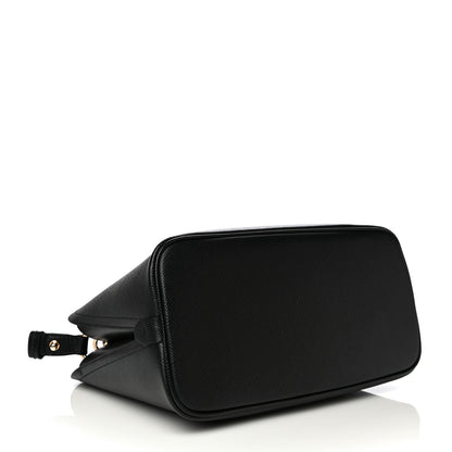 Prada Saffiano Cuir Small Matinee Tote Black 4 of 9