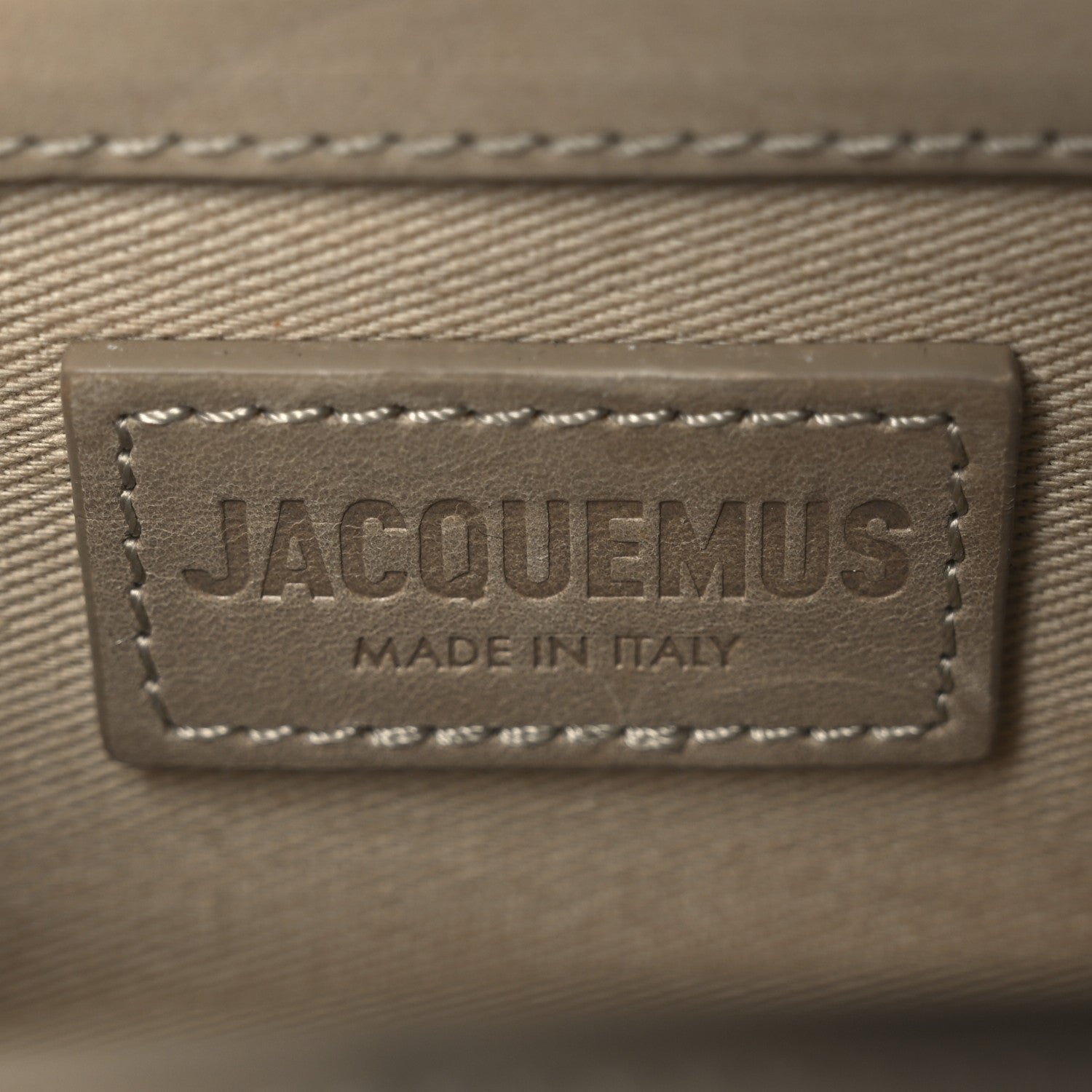 Jacquemus Calfskin Mini Le Chiquito Whipstitch  Beige 6 of 18
